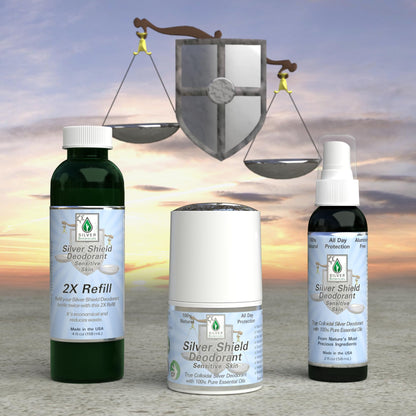 Silver Shield Deodorant - Sensitive Skin Formula (2X Refill) | Silver Botanicals