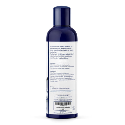 Silver Miracles Colloidal Silver Conditioner – Fragrance-Free 8 oz