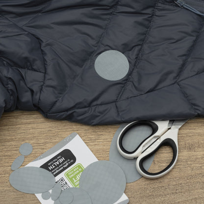 Repair Patches (30+ Colours) for Puffer Jackets, Tents, Upholstery - Stick On, Waterproof, Tear-Cold-Heat-Resistant