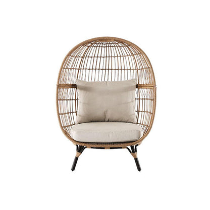 Simera Rattan Garden Ball Chair with Stand, Indoor/ Outdoor Furniture