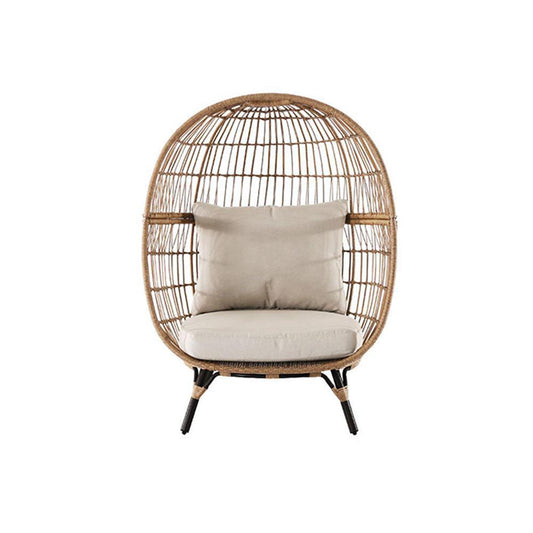 Simera Rattan Garden Ball Chair with Stand, Indoor/ Outdoor Furniture