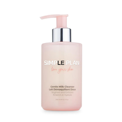 SIMPLE PLAN Hydrating Milky Facial Cleanser – Fragrance-Free Gentle Face Wash for Sensitive & Dry Skin – 200 ml