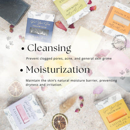 Simple Sophistication Greek Yogurt & Honey Tallow Soap Bar – 5 Pack