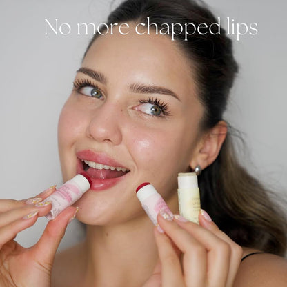 Natural Honey Lip Balm – 3 Pack by Simple Sophistication | Grassfed Tallow, Raw Honey & Argan Oil, Untinted