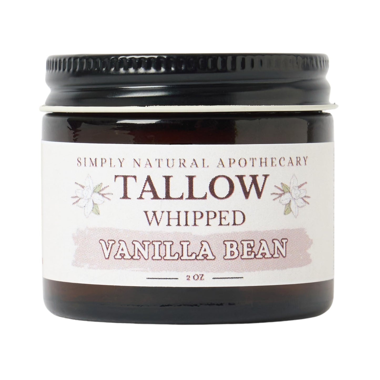 Beef Tallow Skin Care by Simply Natural Apothecary — Whipped Organic Moisturizer 2 oz Jar