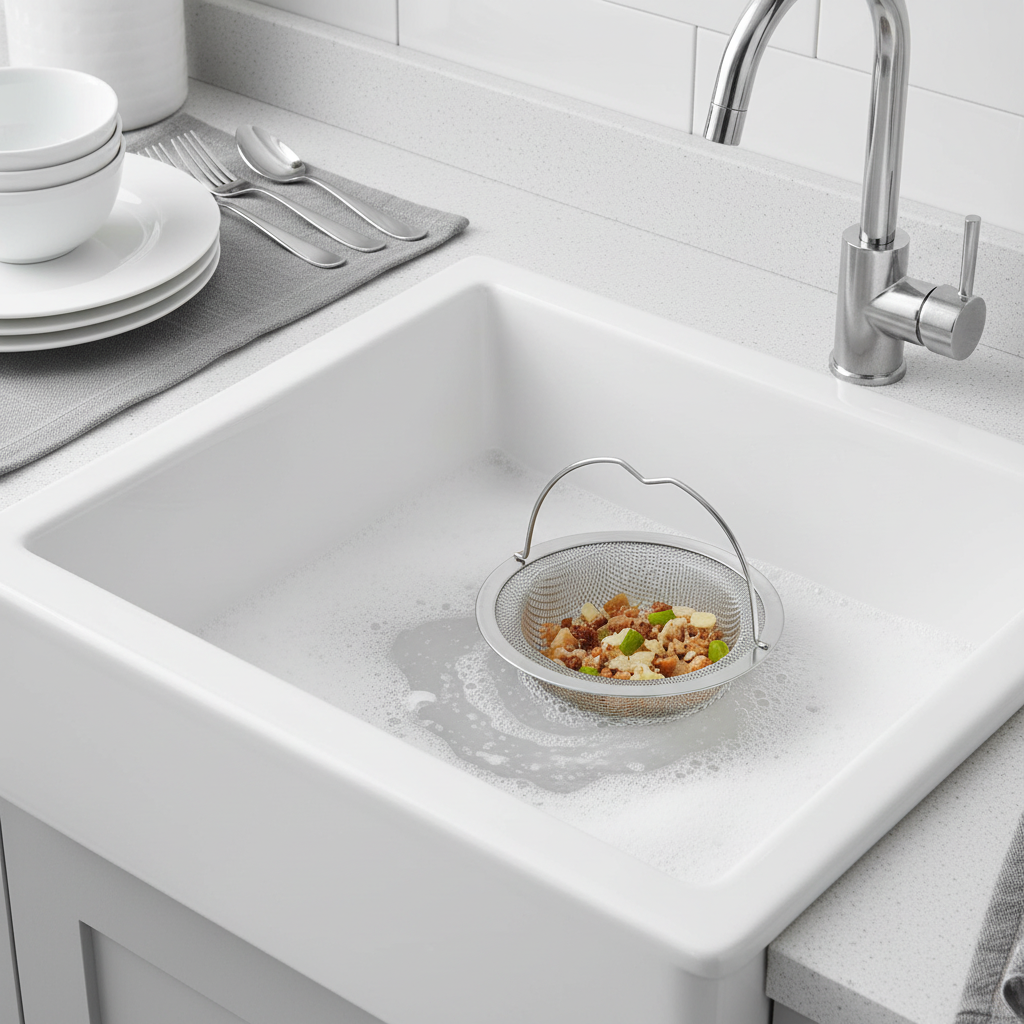 Stainless Steel Kitchen Sink Filter Hair & Food Catcher for Home Use