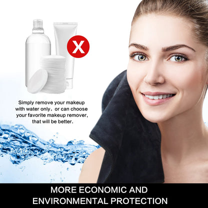 SINLAND Microfiber Facial Cloths — Fast-Drying, Absorbent 12x12 in Makeup Remover Washcloths