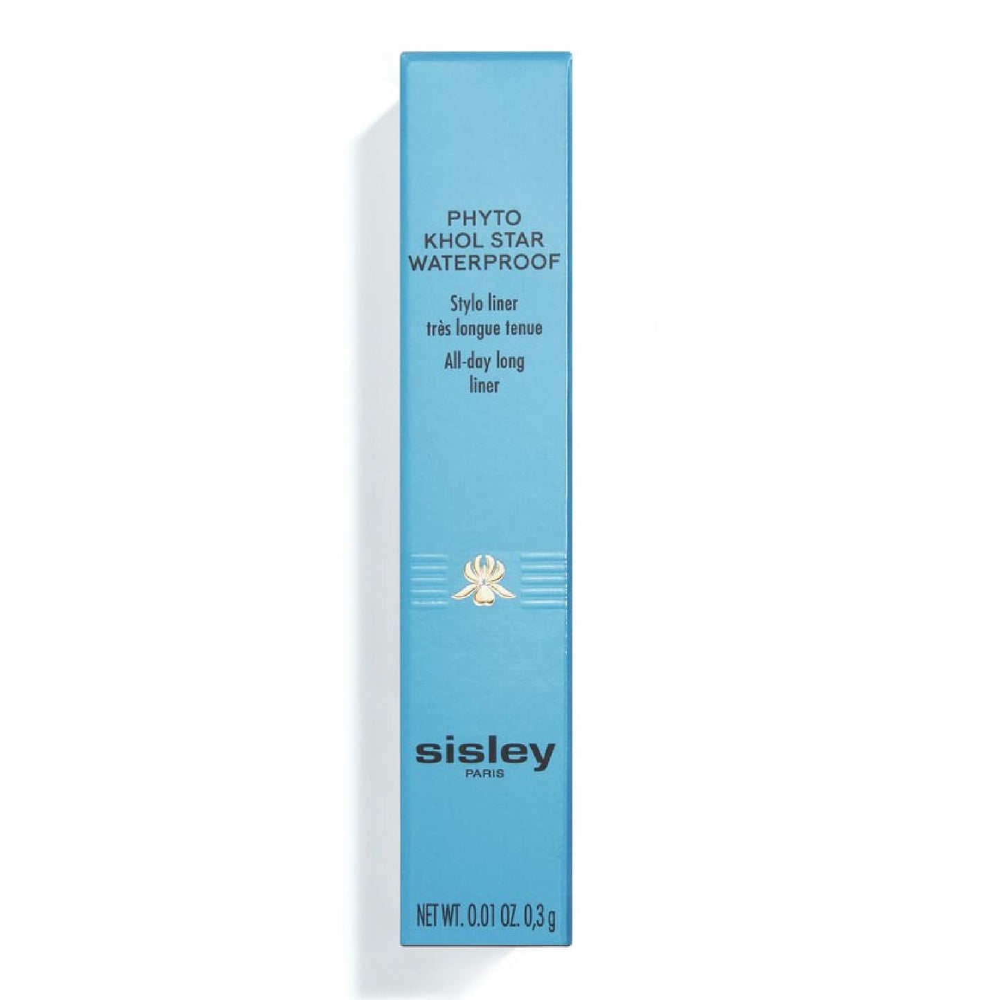 Sisley Paris Phyto-Khol Star Waterproof Eyeliner Pencil Matte Onyx – Retractable with Sharpener for Long-Lasting Precision