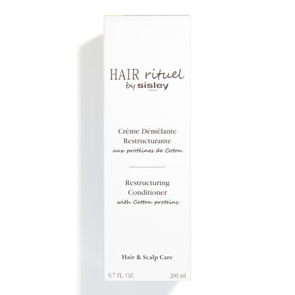 Sisley Paris Restructuring Conditioner with Cotton Proteins – 200 mL | Detangle, Smooth & Shine