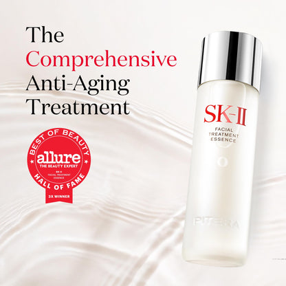 SK-II Facial Treatment Essence – Anti-Aging Essence for Fine Lines, Texture Refinement, and Glow (11.2 oz)