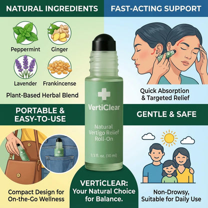 Skaal VertiClear Roll-On – Natural Vertigo Relief, 10ml