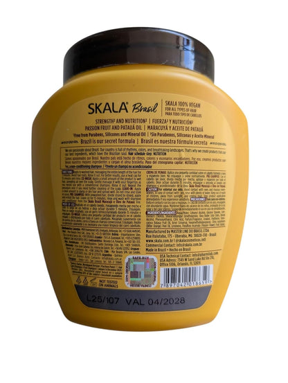 SKALA Hair Type 3ABC - More Curls & Passion Fruit Combo - Hydrate Curls, Eliminate Frizz, 2-in-1 Conditioning Treatment & Cream to Comb