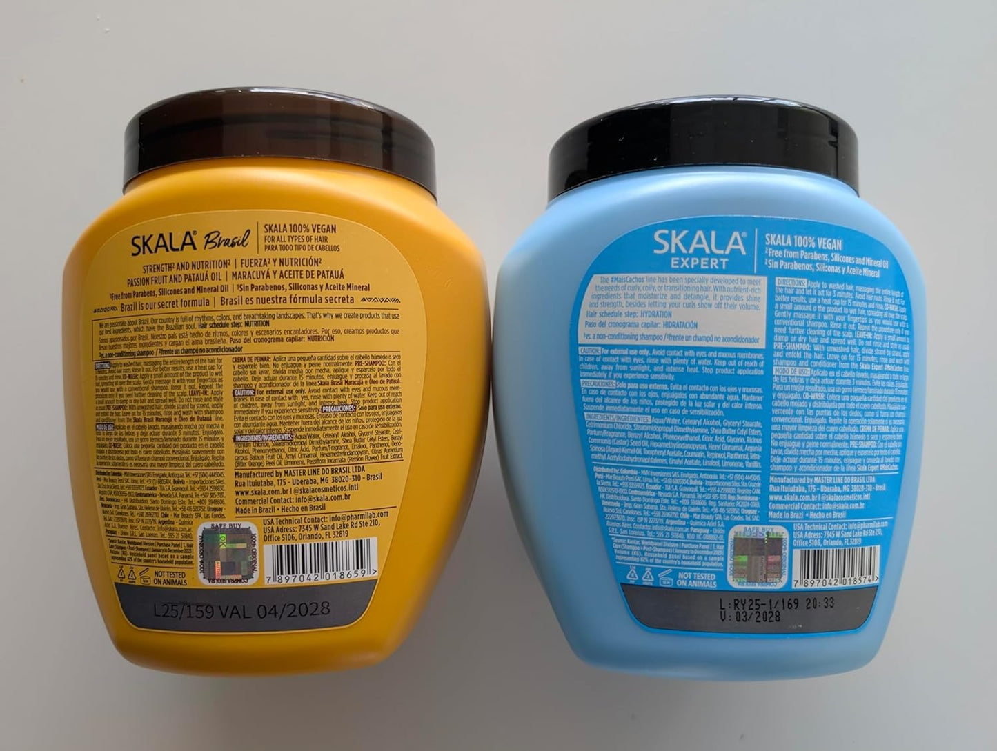 SKALA Hair Type 3ABC: Mais Cachos & Passion Fruit Combo — Hydrate Curls, Eliminate Frizz, 2-in-1 Conditioner & Cream to Comb