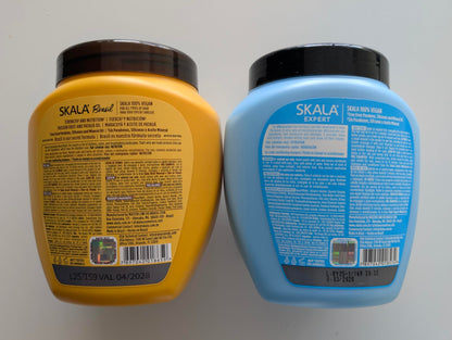 SKALA Hair Type 3ABC - More Curls & Passion Fruit Combo - Hydrate Curls, Eliminate Frizz, 2-in-1 Conditioning Treatment & Cream to Comb