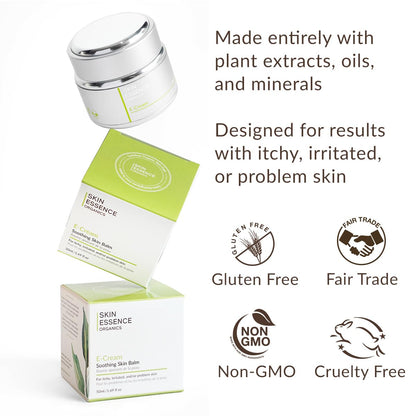 Skin Essence Organics E-Cream Soothing Skin Balm | Calming Plant-Based Care