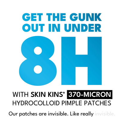 Skin Kins Invisible Pimple Patches - Ultra-Thin 0.37mm with Centella, 48 Count