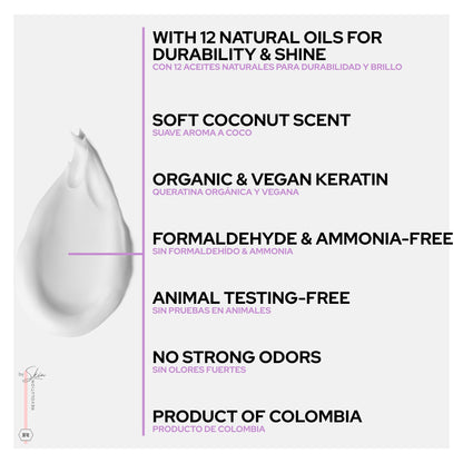 Skin Revolution Ritual Botanico Organic Keratin – Safe, Long-Lasting Hair Straightening (120ml)