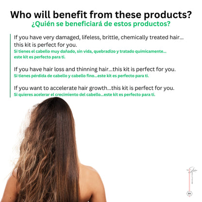 Skin Revolution Ritual Botanico Organic Keratin Kit | Safe, Vegan Hair Straightening (Colombia)