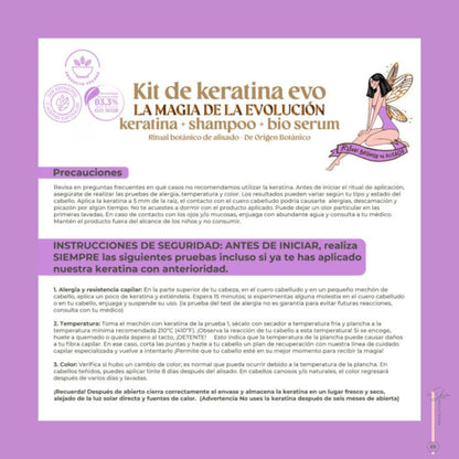 Skin Revolution Ritual Botánico Organic Keratin – Natural, Vegan Hair Straightening (250ml) | Colombia