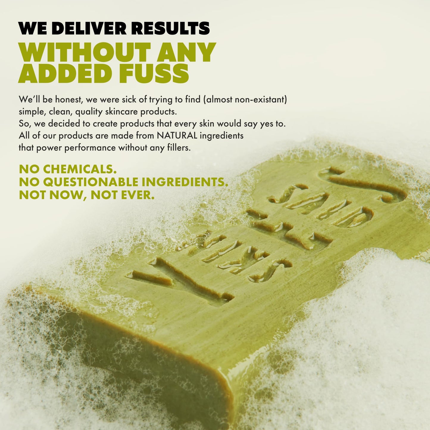 Skin Said Yes - Pure Olive Oil Soap Bar Set of 4 | Made in Greece | 7.2 oz per Bar