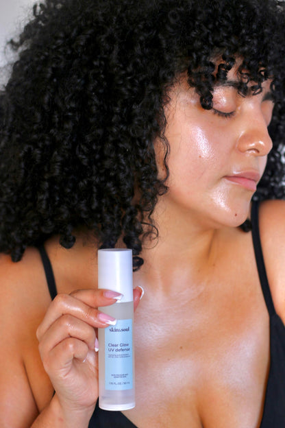 Skin & Soul Clear Glow SPF 50 – Lightweight Hydrating Sunscreen with Vitamin C