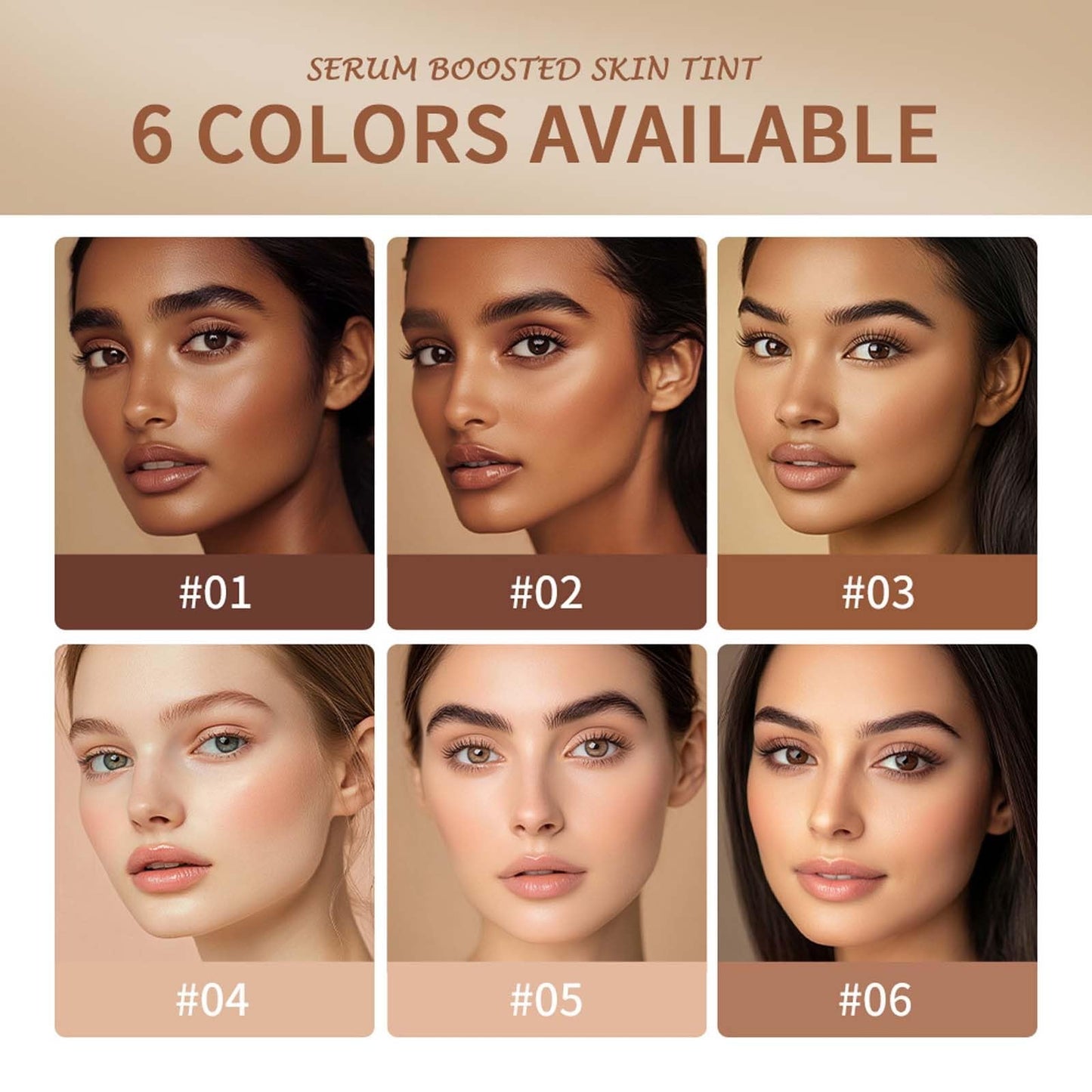 Skin Tint & Contour Stick – Hydrating Serum-Infused Tint with Buildable Coverage