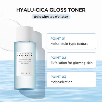 SKIN1004 Hyalu-CICA Brightening Toner 210ml | Hydrating & Calming