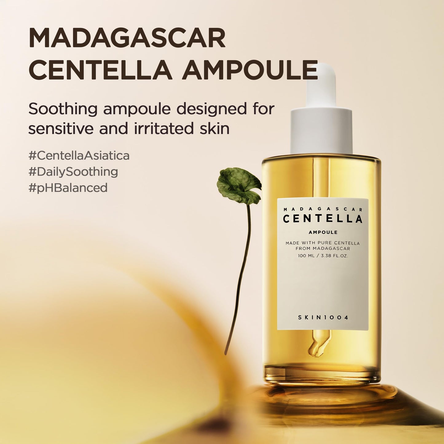 SKIN1004 Madagascar Centella Ampoule - Hydrating Soothing Serum for Skin Balance (3.38 fl oz)