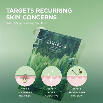 SKIN1004 Tea-Trica Relaxing Mask (5ea) | Pore-Clarifying Sheet Mask