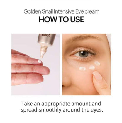 SKIN79 Golden Snail Intensive Eye Cream – Concentrated Moisture Booster, Made in Korea