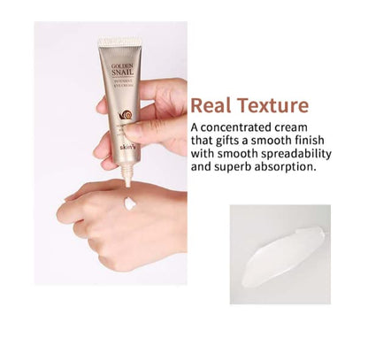 SKIN79 Golden Snail Intensive Eye Cream – Concentrated Moisture Booster, Made in Korea
