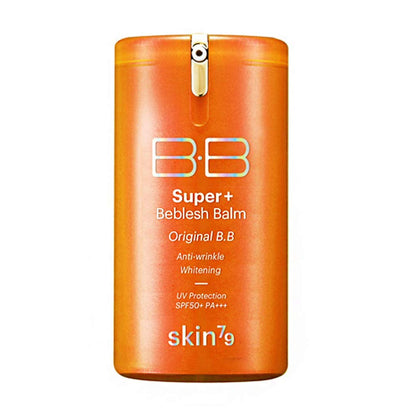 [SKIN79] Super Plus Beblesh Balm Orange BB Cream #21 Yellow Beige – Triple Function, Vitamin Complex, 1.35 fl oz
