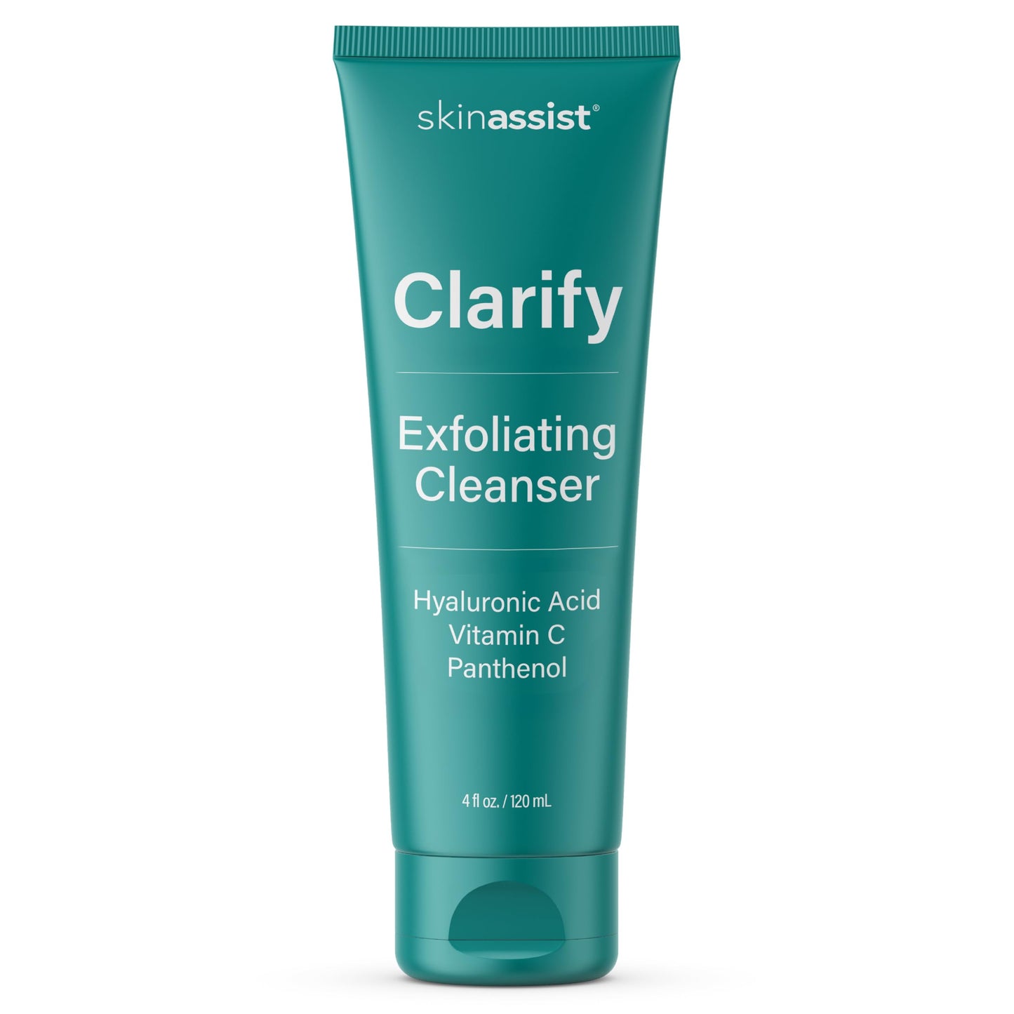 SkinAssist Clarify Exfoliating Face Wash – Gentle Daily Cleanser with Hyaluronic Acid & Vitamins
