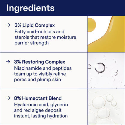 Skinfix Skin Barrier Restoring Gel Cream – 1.7 oz Refill, Fragrance-Free, Non-Greasy