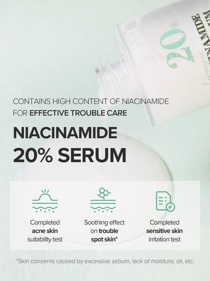 SKINFOOD 1957 Lemongrass Niacinamide 20% Serum — Oily & Sensitive Skin, 50 ml