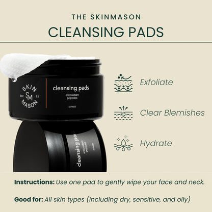 SkinMason Daily Exfoliating Pads – Cleansing, Hydration & MasonPeptide1