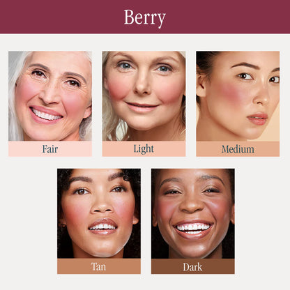 SKINN Treatment Liquid Blush – Berry | Hydrating, Long-Lasting Color for Cheeks & Lips