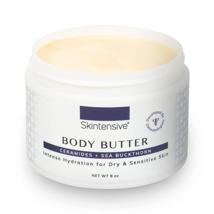 SKINTENSIVE Body Butter with Sea Buckthorn - Organic Coconut Oil, 8 oz