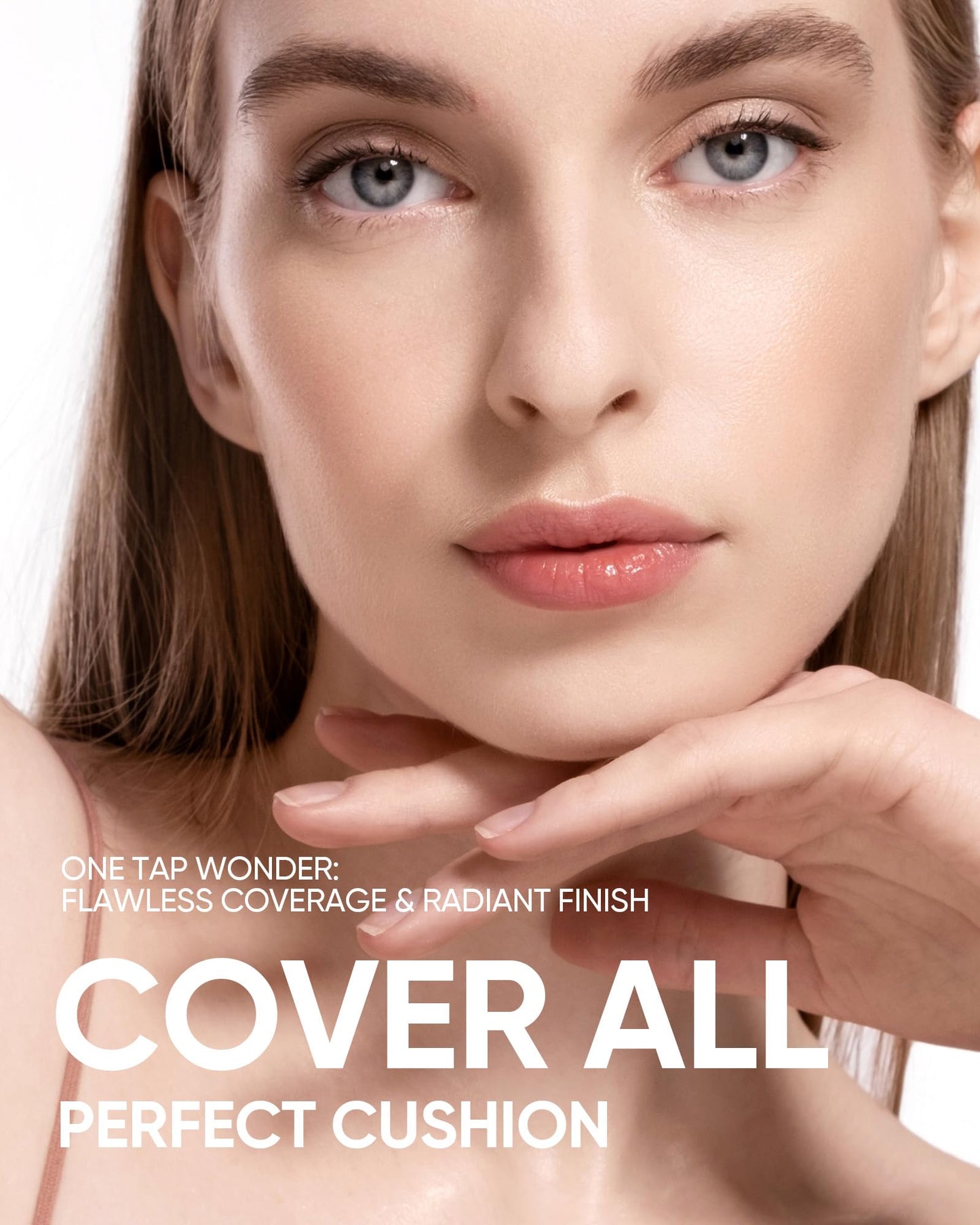 SKINTIFIC Cushion Foundation | Full Coverage, Weightless Texture, Satin Glow, Oil-Control