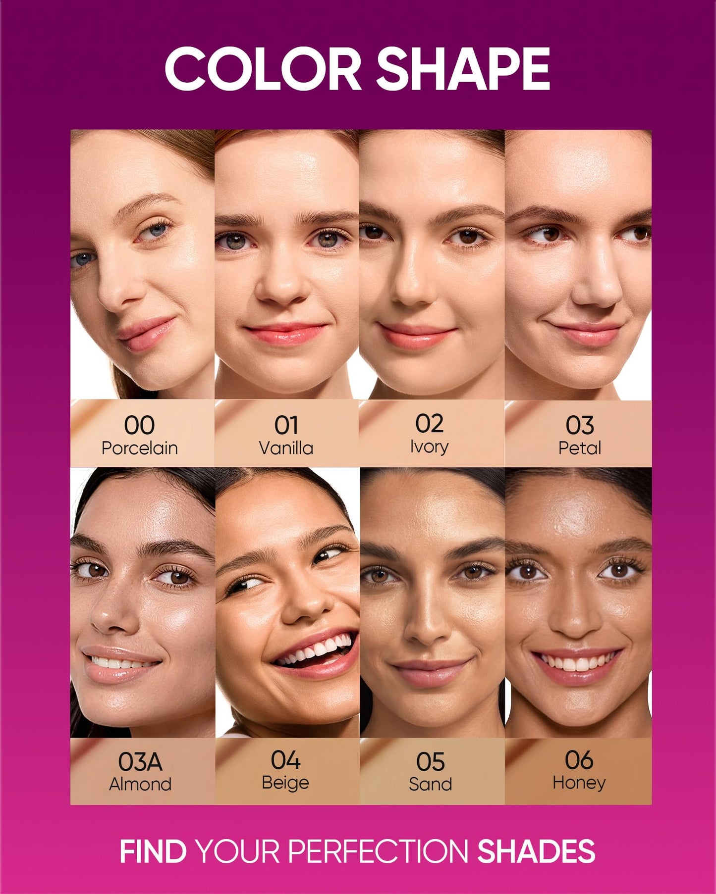 SKINTIFIC Pink Glow Cushion Foundation #02 Ivory | Medium Coverage, Natural Dewy Glow, Hydrating & Lightweight