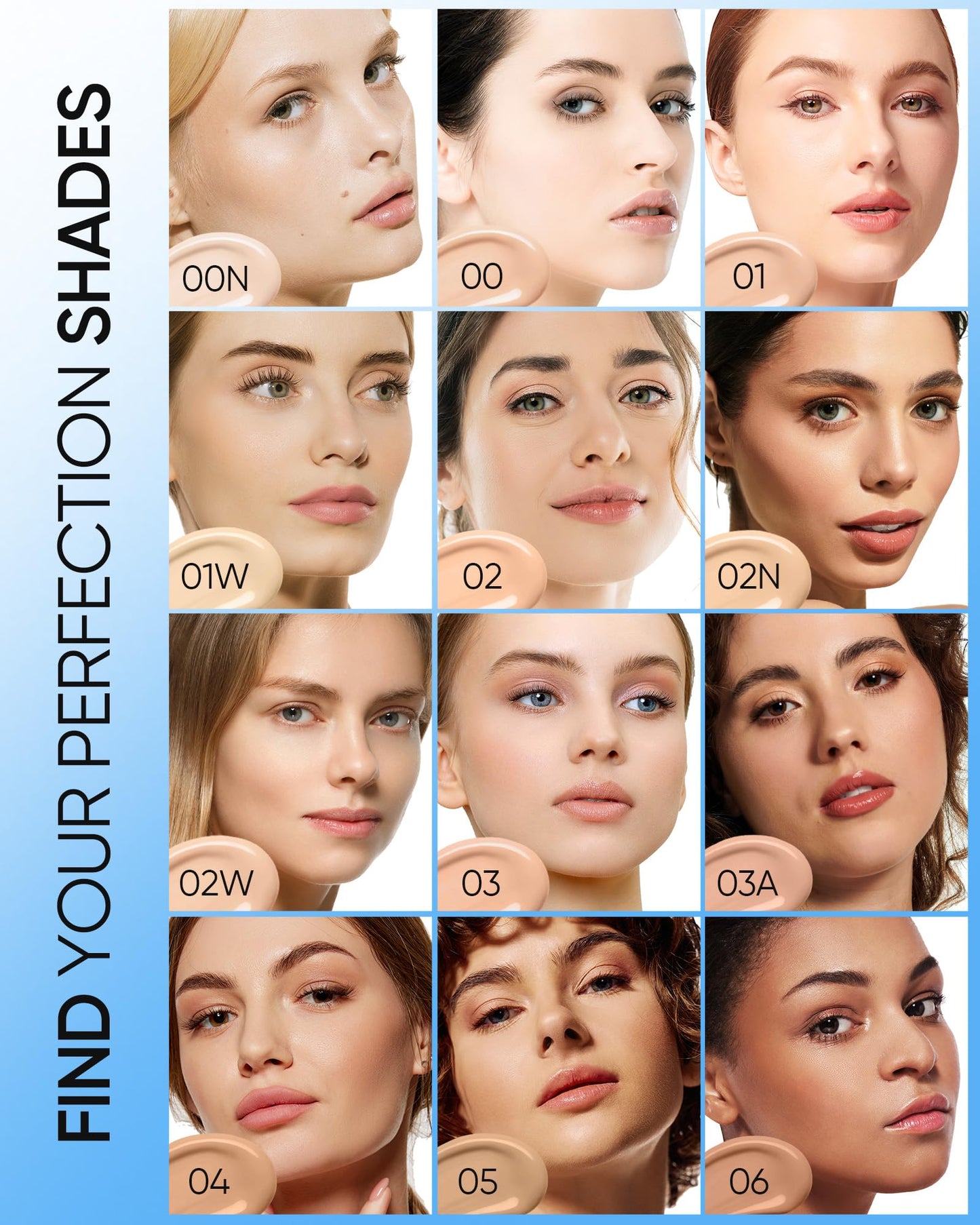 SKINTIFIC Velvet Matte Cushion Foundation Blue 03 Petal – Full Coverage, 12H Oil Control, Waterproof
