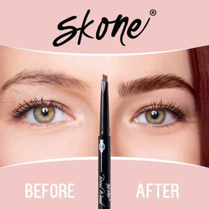 Skone Brow Wand Original: Waterproof Dual-Sided Eyebrow Pencil in Cinnamon for Redheads