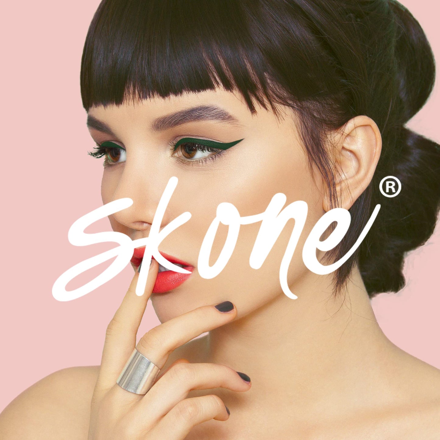 Skone Insanely Intense Tattooed Eyeliner Pen – Hunter Green, Waterproof & Smudge-Proof (0.07 oz)