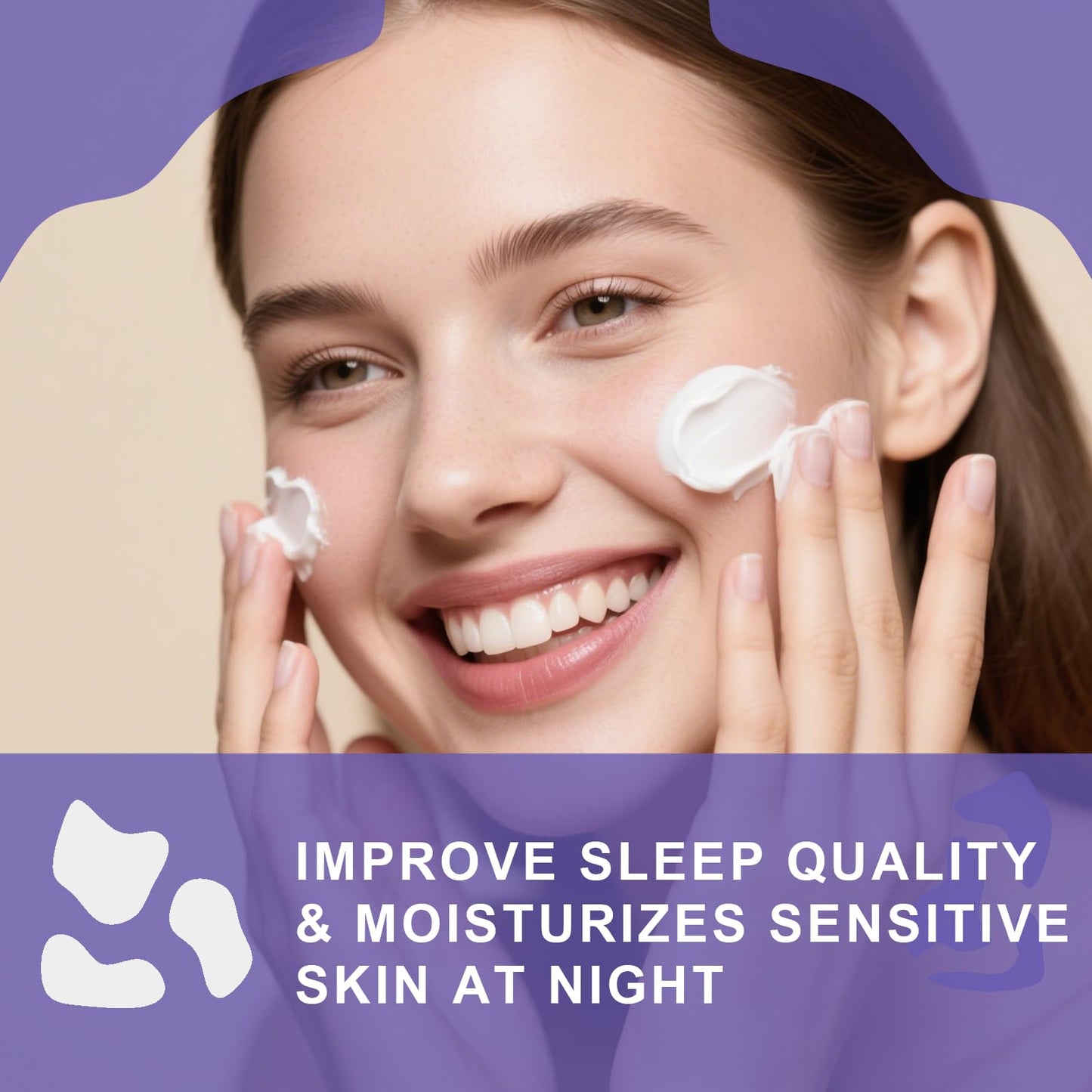 SKSOYT Retinol & Hyaluronic Night Cream – Anti-Aging Moisturizer, 1.7 oz