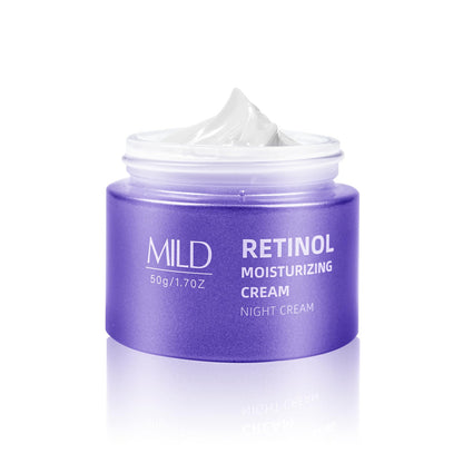 SKSOYT Retinol & Hyaluronic Night Cream – Anti-Aging Moisturizer, 1.7 oz