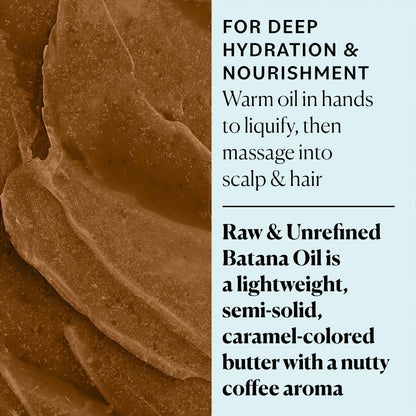 Sky Organics Batana Oil - 4 oz | 100% Raw & Unrefined Hair & Scalp Nourishment