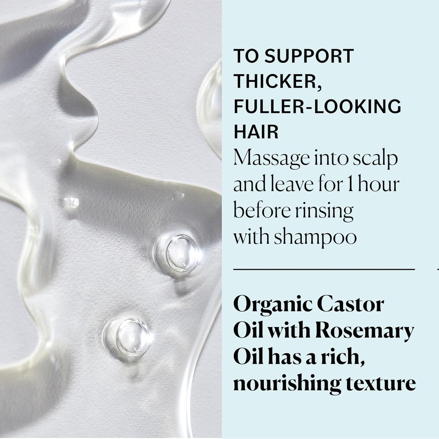 Sky Organics USDA Organic Castor Oil with Rosemary – Strengthening Oil for Scalp & Fuller-Looking Hair