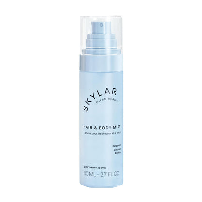 Skylar Coconut Cove Hair & Body Mist – Hypoallergenic, Clean Fragrance