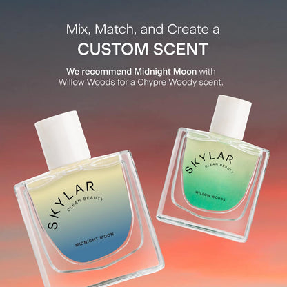 Skylar Midnight Moon Eau de Parfum – Hypoallergenic, Clean, Vegan for Sensitive Skin – 50mL