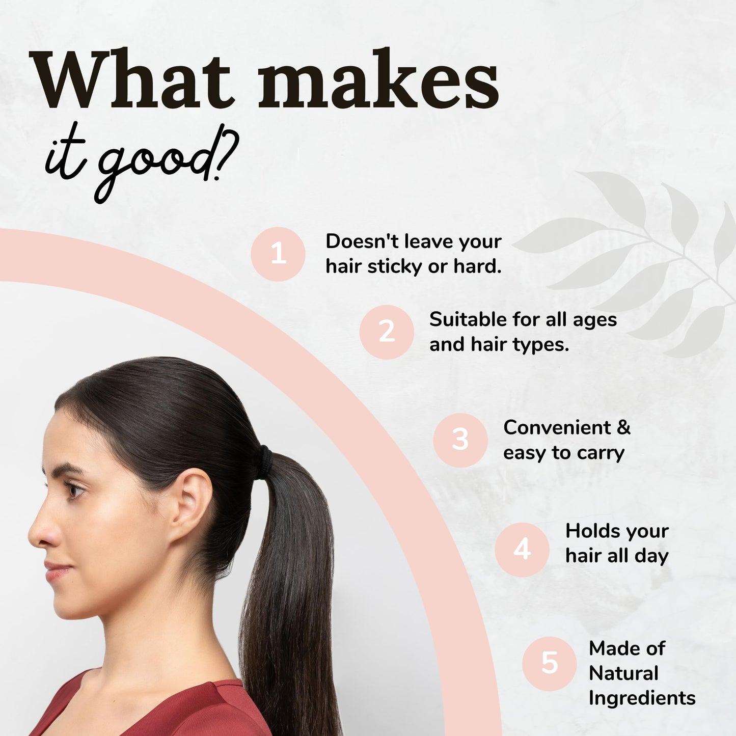 SLICKUP Anti-Flyaway Hair Wand | Hair Finishing Stick & Frizz Tamer
